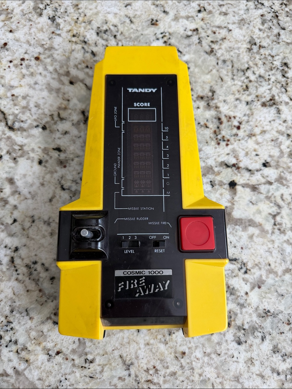 Cosmic 1000 Fire Away Handheld Game - Yellow